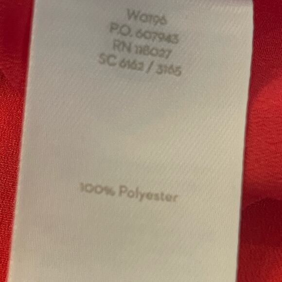 Boden Vibrant Coral Pink “Pop Peony” Boho-sleeve Blouse Size 6 US - Picture 7 of 7